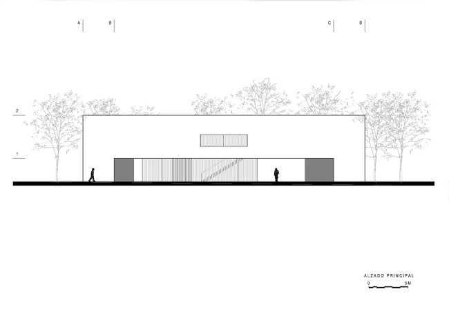 casa bosco struttura in cemento armato sezione