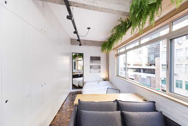 Interno alloggio temporaneo