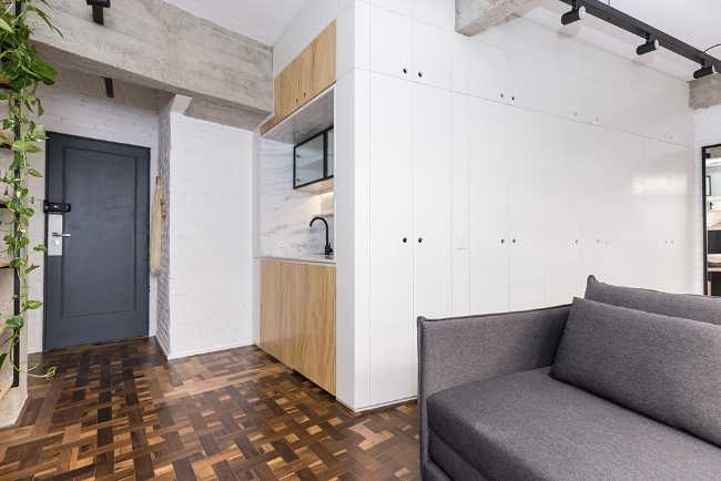 Interno alloggio temporaneo