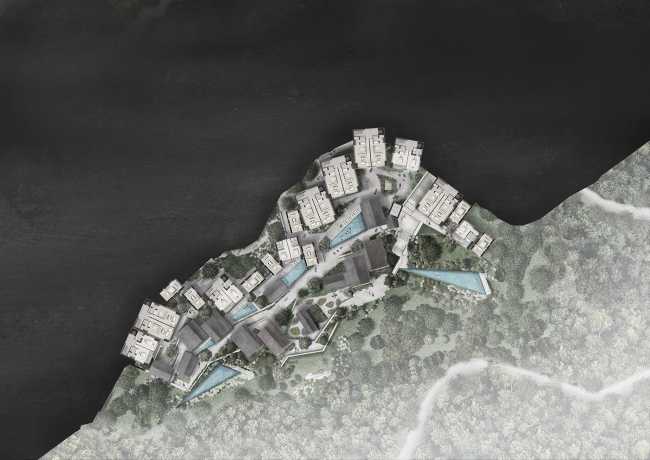Complexe hôtelier sur le lac Majeur. Un design qui embrasse le paysage et amplifie l'esprit du lieu