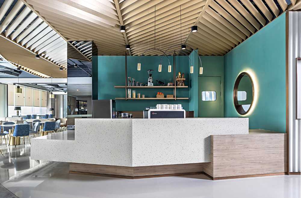 Yanlord Clubhouse, an interior design project that promotes networking.