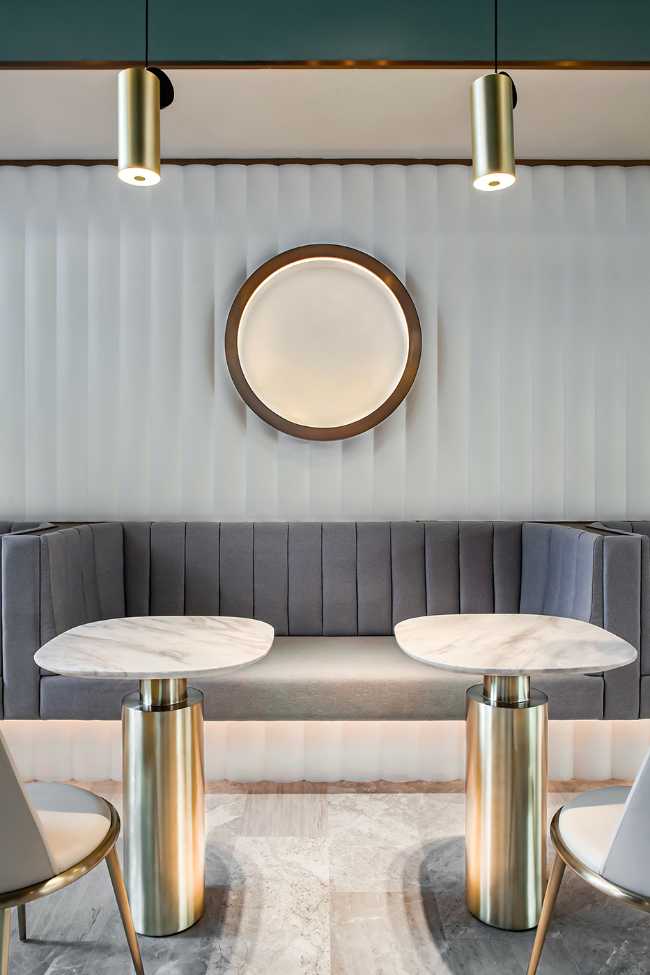 Yanlord Clubhouse, an interior design project that promotes networking.