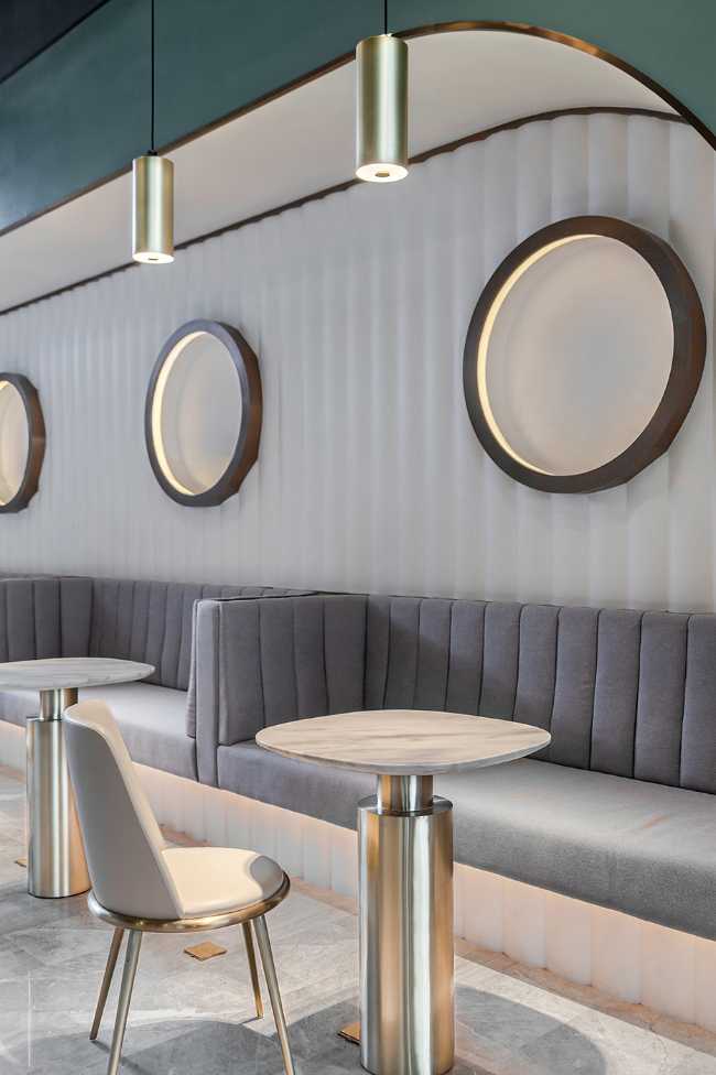 Yanlord Clubhouse, an interior design project that promotes networking.