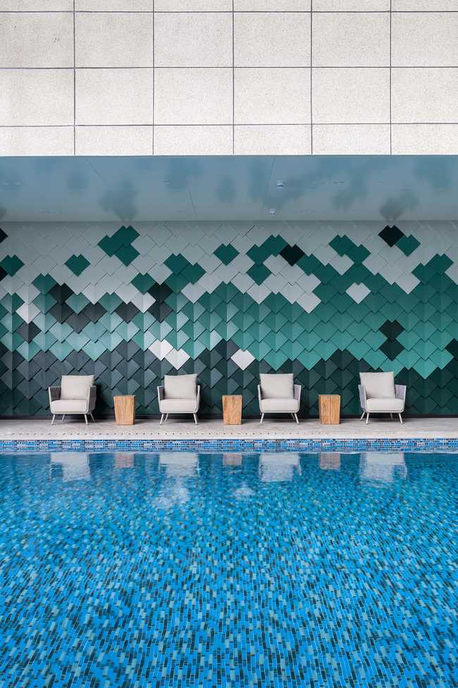 Yanlord Clubhouse, an interior design project that promotes networking.