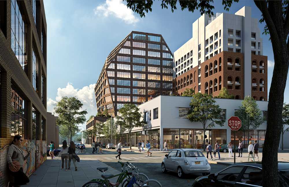 Bushwick Generator: Hub for innovative companies with sculptural volume