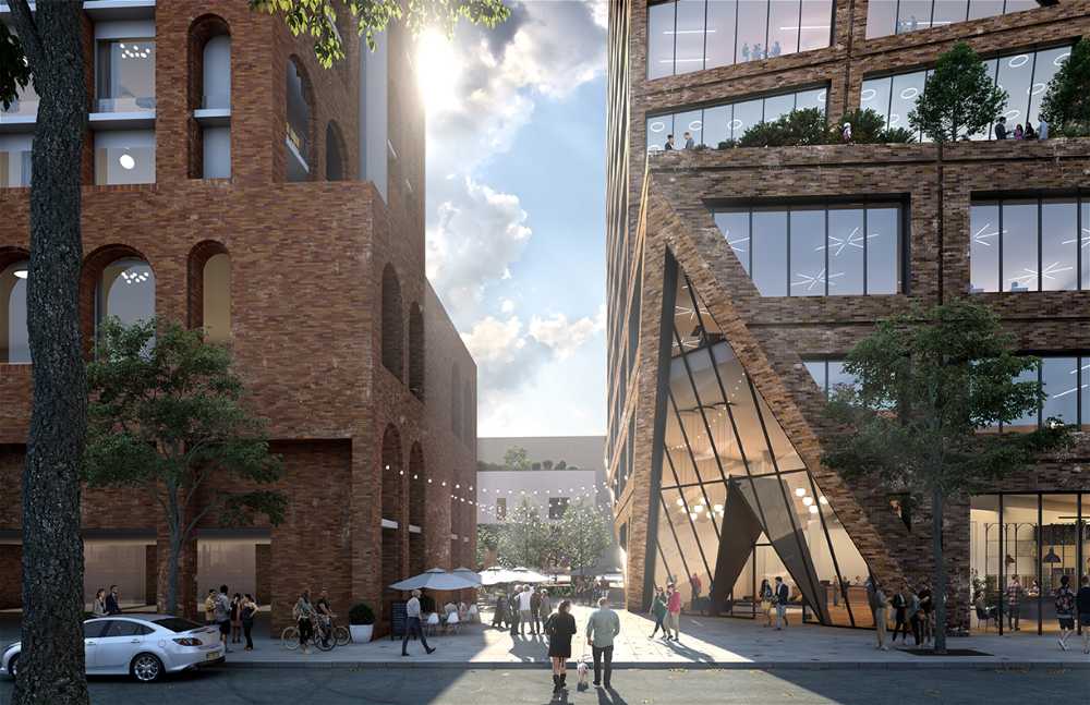 Bushwick Generator: Hub for innovative companies with sculptural volume