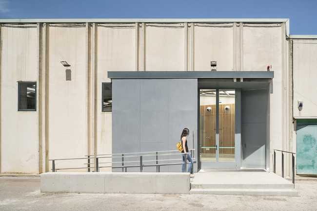 Entrance to the multifunctional centre