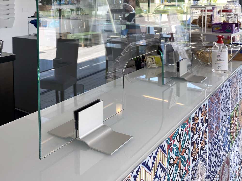 Bancone con barriera Safe Desk