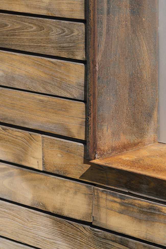 2 Pieces, the prefabricated modular house in wood and corten steel