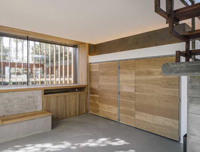 2 Pieces, the prefabricated modular house in wood and corten steel