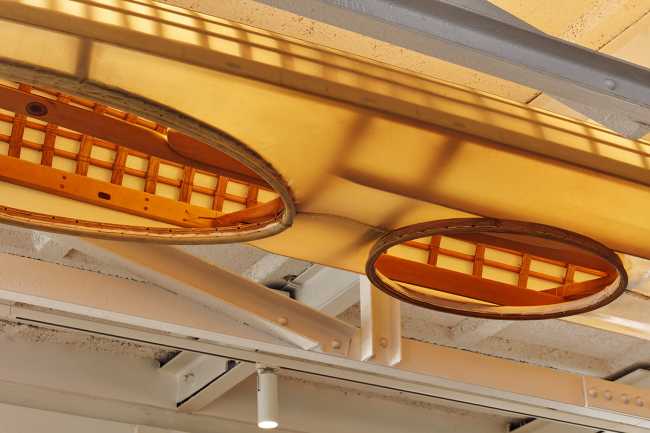 design kayak chandelier