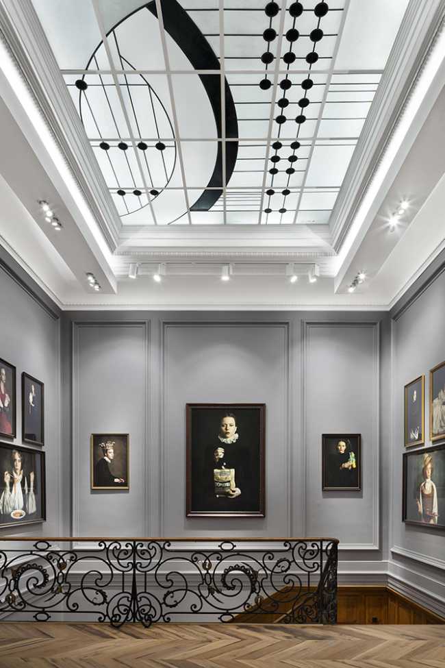 Interior nineteenth-century residence