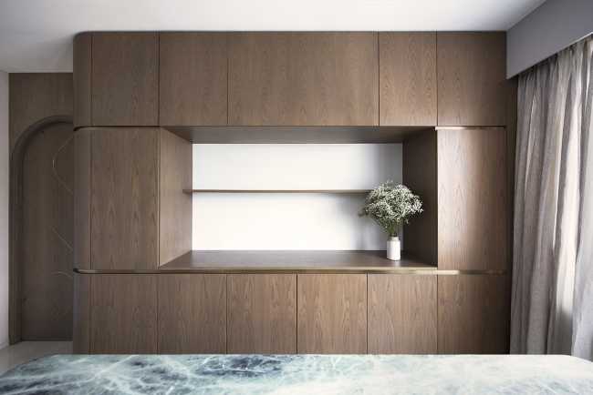 attic kitchen pantry bronze wood marble floor