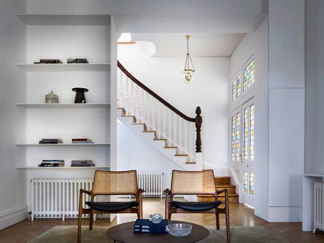 Rénovation d'une maison de ville victorienne de style italien. Raviver le charme historique