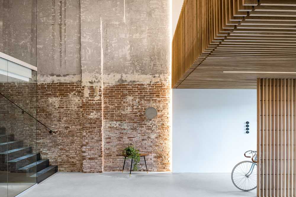 loft offices loft glass wood brickwork