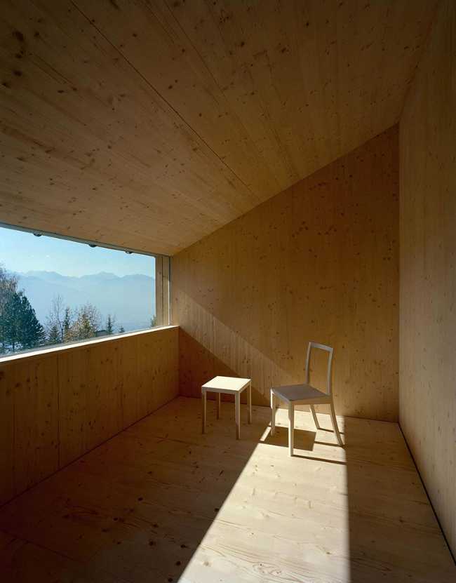 Crevice with landscape view