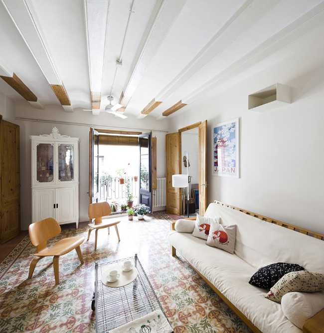 Interior historic apartment