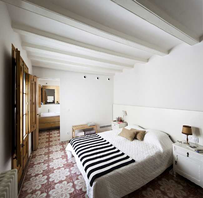 Camera da letto appartamento storico