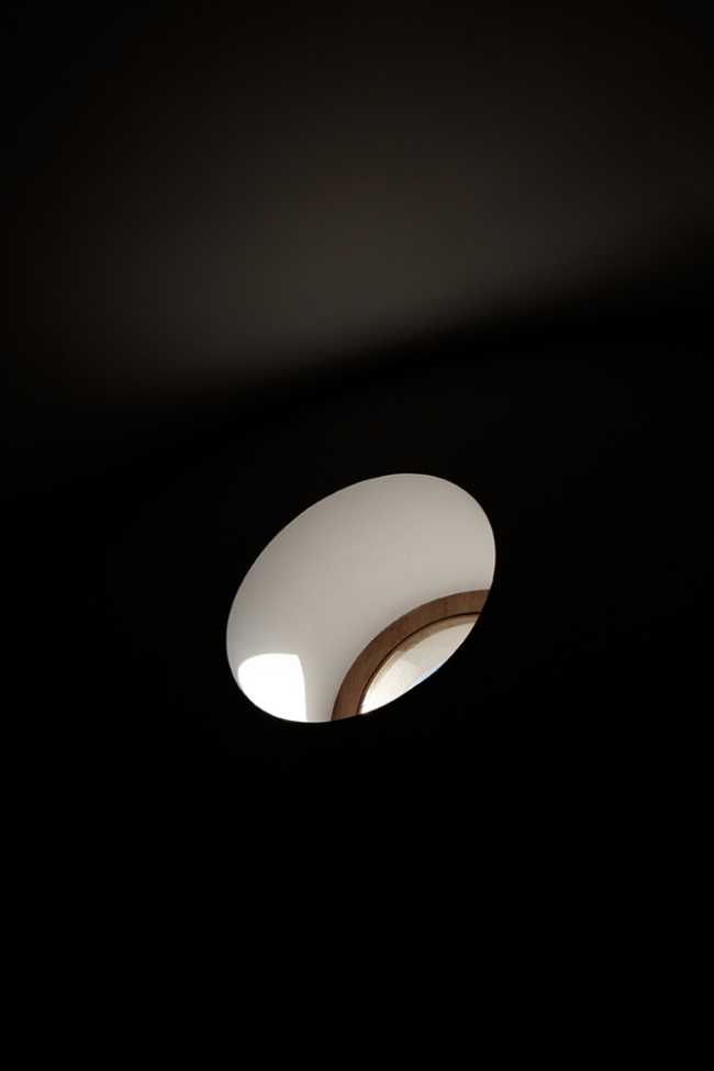 Small circular opening