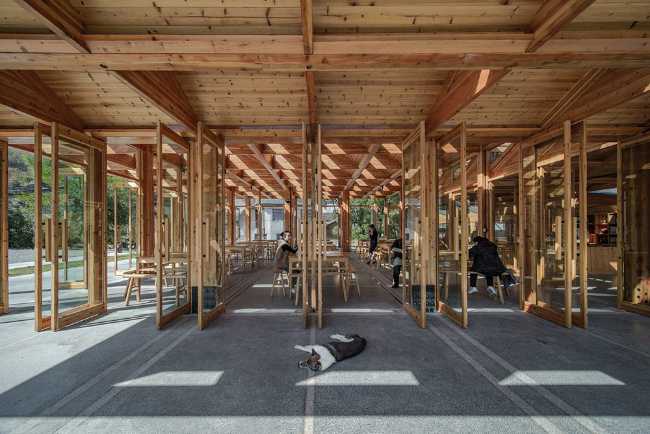 inner factory of tofu wood