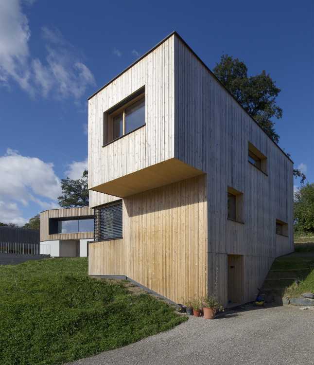 House in solid wood