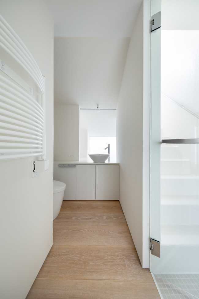 baño blanco madera