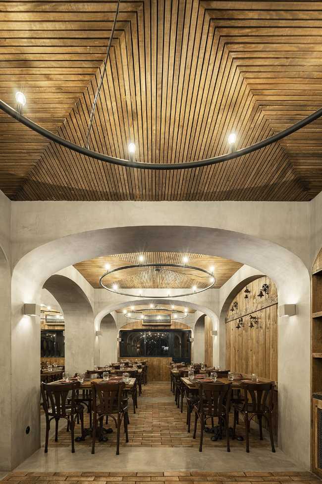 Design of a restaurant with a strong character