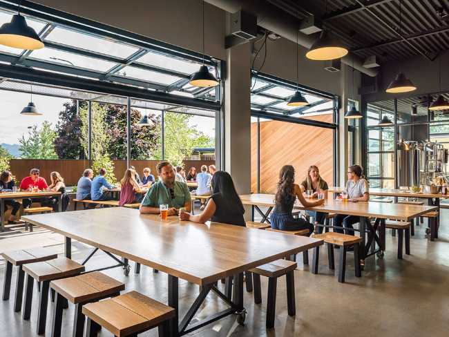 Bar with seating