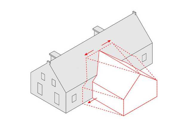 Contemporary expansion of a historic building