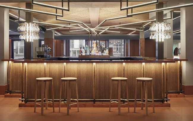 New food court in Holland. Vibrant space to enjoy meetings and local flavors