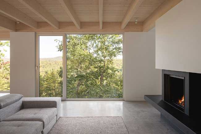 Forest House: walls that do not separate but welcome into nature