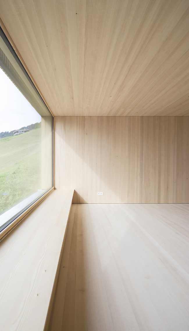 Interno abitazione in legno minimal