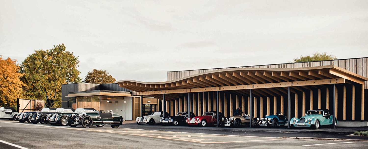 Experience Center de la Morgan Motor Company.