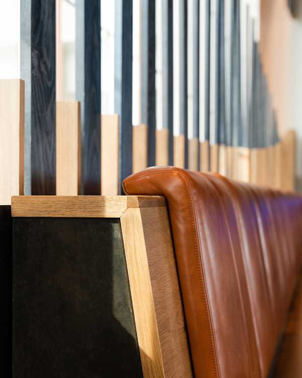 Lounge at Washington International Airport. Warm and welcoming space for all