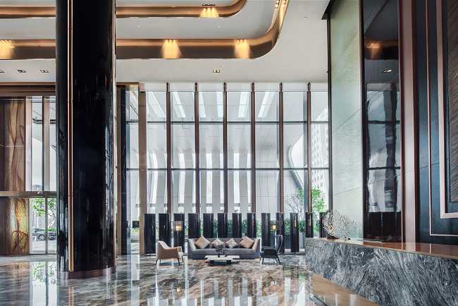 Intercontinental Hotel in Zhuhai. Design inspired by the ocean and island scenery