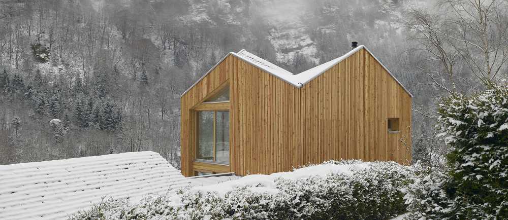 Arquitectura en el corazón de los Alpes suizos