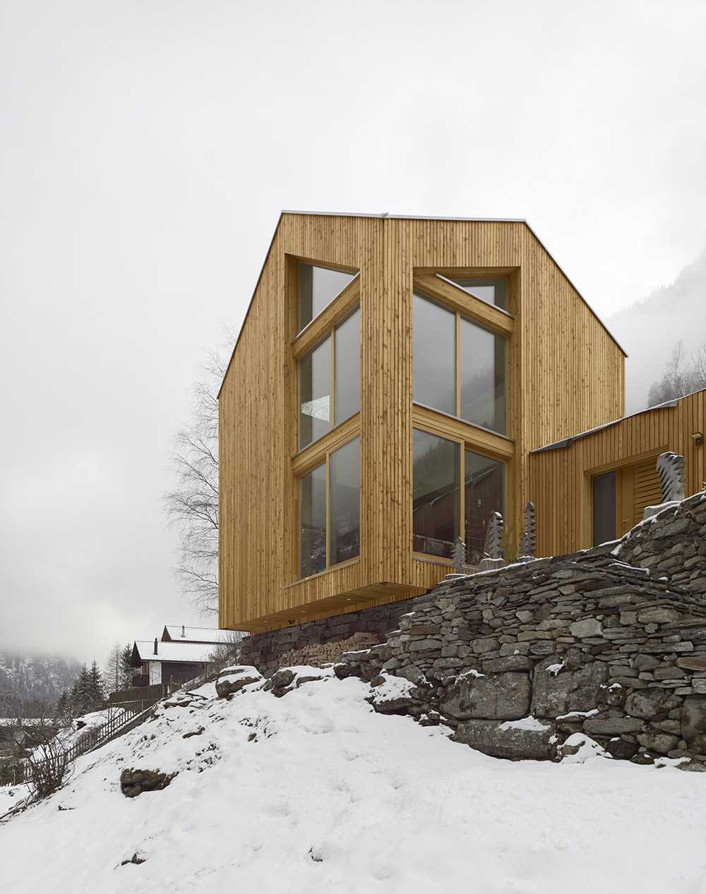 Architecture in the heart of the Swiss Alps