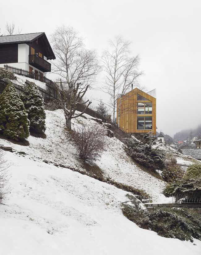 Architecture in the heart of the Swiss Alps