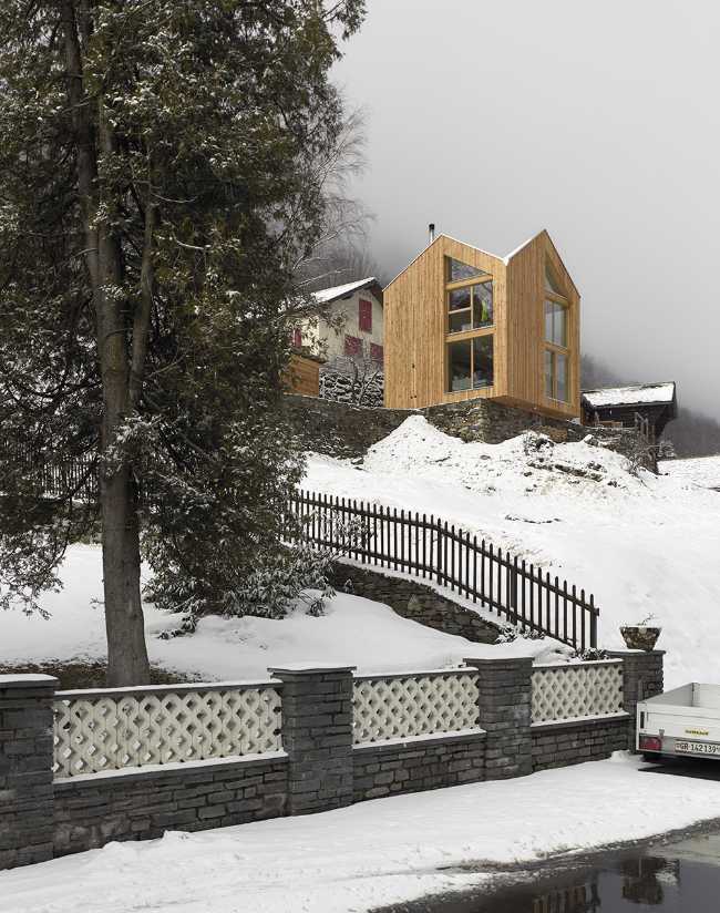 Architecture in the heart of the Swiss Alps