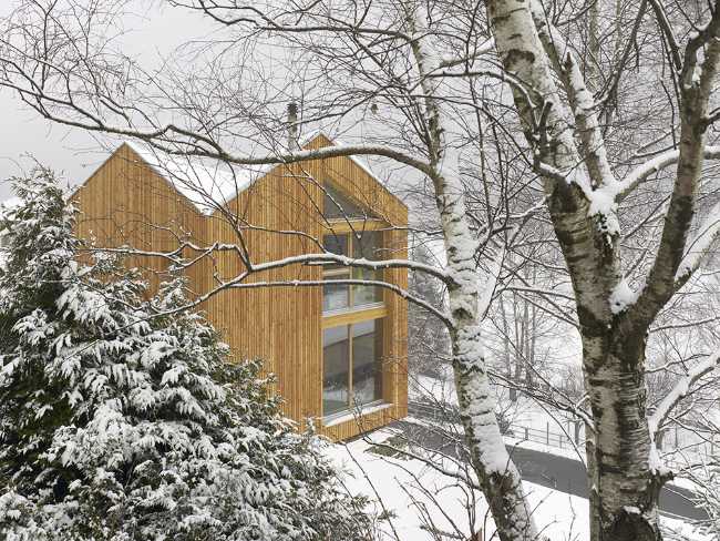 Architecture in the heart of the Swiss Alps