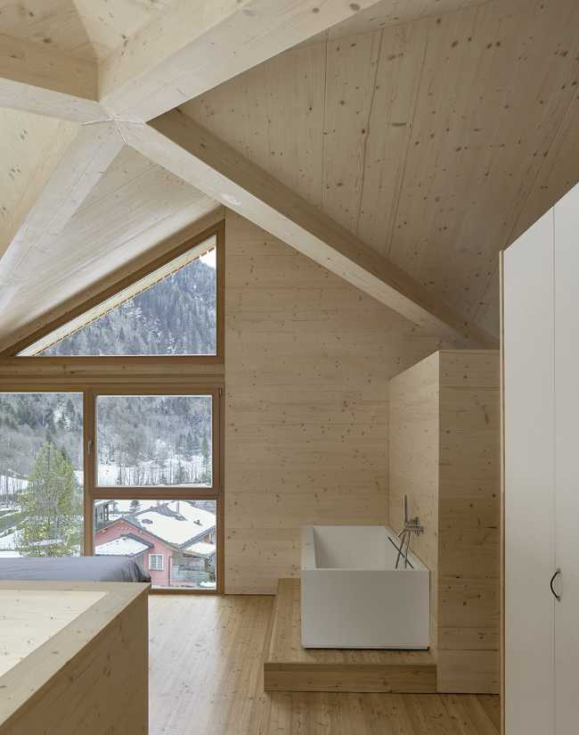 Architecture in the heart of the Swiss Alps