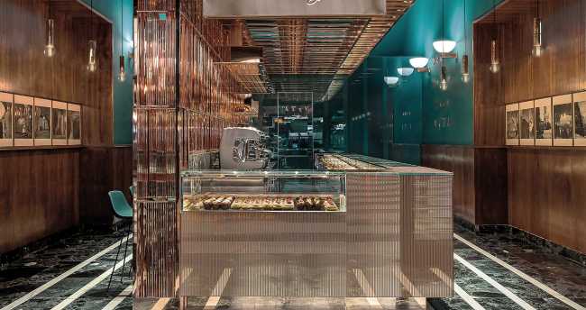 Vyta Santa Margherita in Florence. Luxury bakery inside Santa Maria Novella station