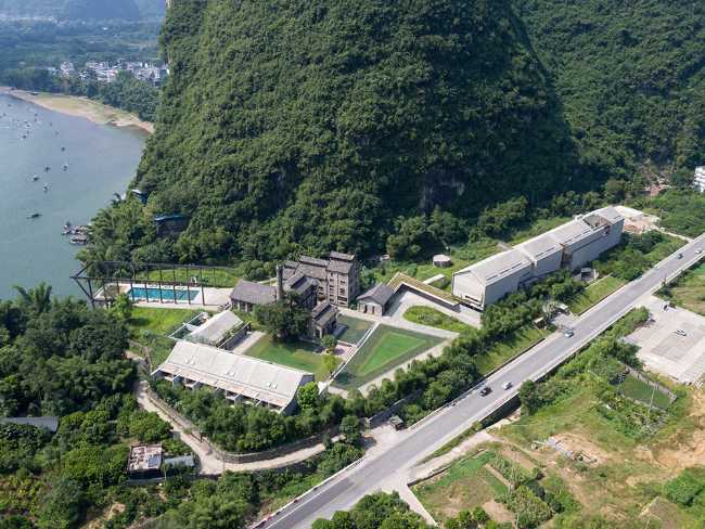 Old sugar mill inspires a project. A resort surrounded by a picturesque natural landscape