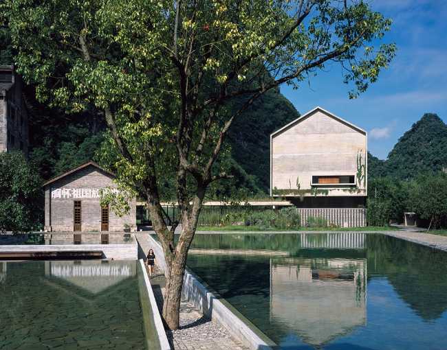 Old sugar mill inspires a project. A resort surrounded by a picturesque natural landscape