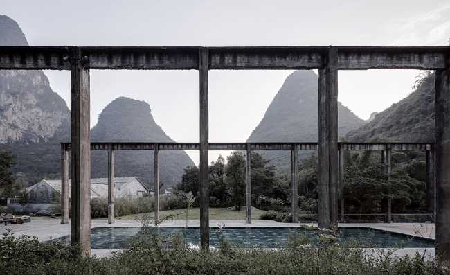 Old sugar mill inspires a project. A resort surrounded by a picturesque natural landscape