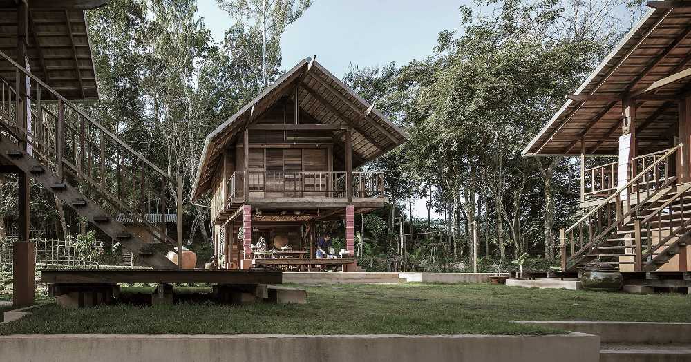 Receptive spaces in a Thai district. Updated vernacular architecture