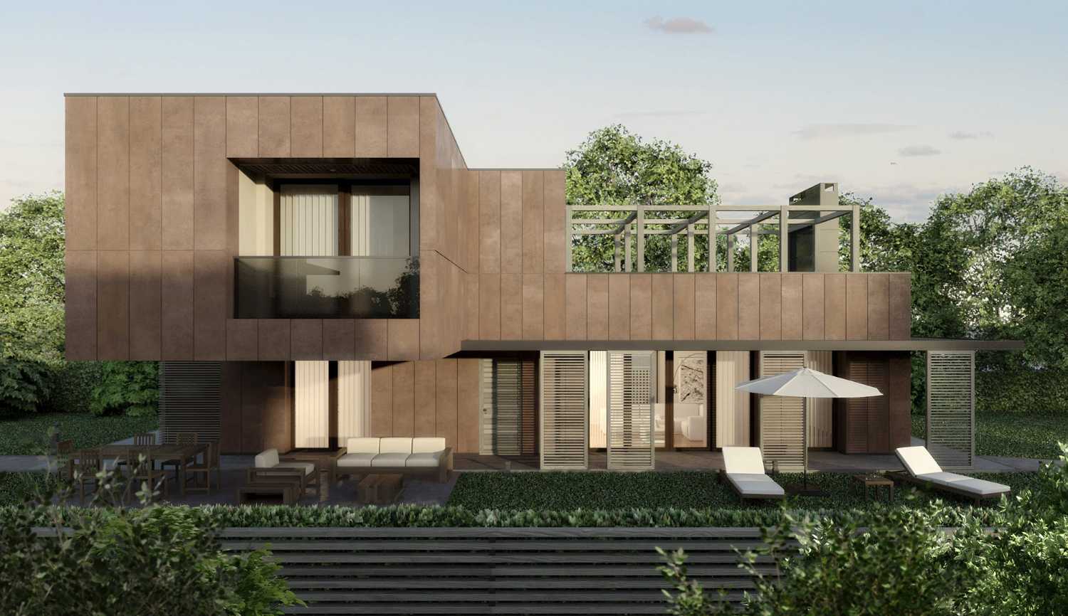 Residence-park in Bologna. Nine independent villas for a new living dimension