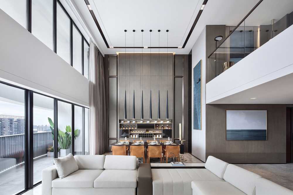 Flat with a view of the bay. Chinese aesthetic taste adapted to the needs of modern life