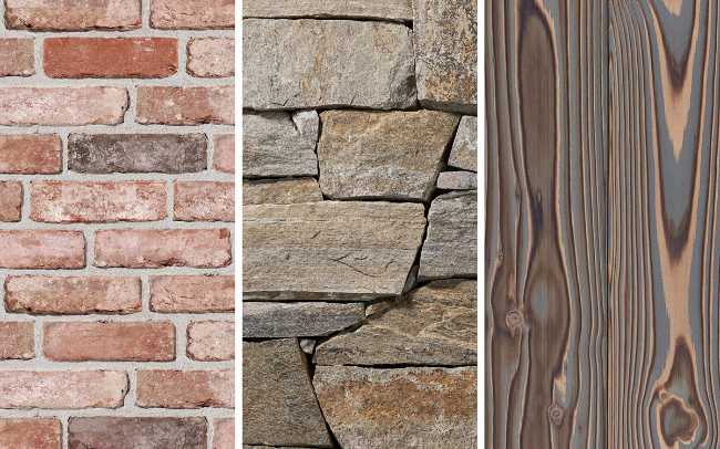 Stone, bricks, and wood: the proposal signed B&B Natural Coverings®